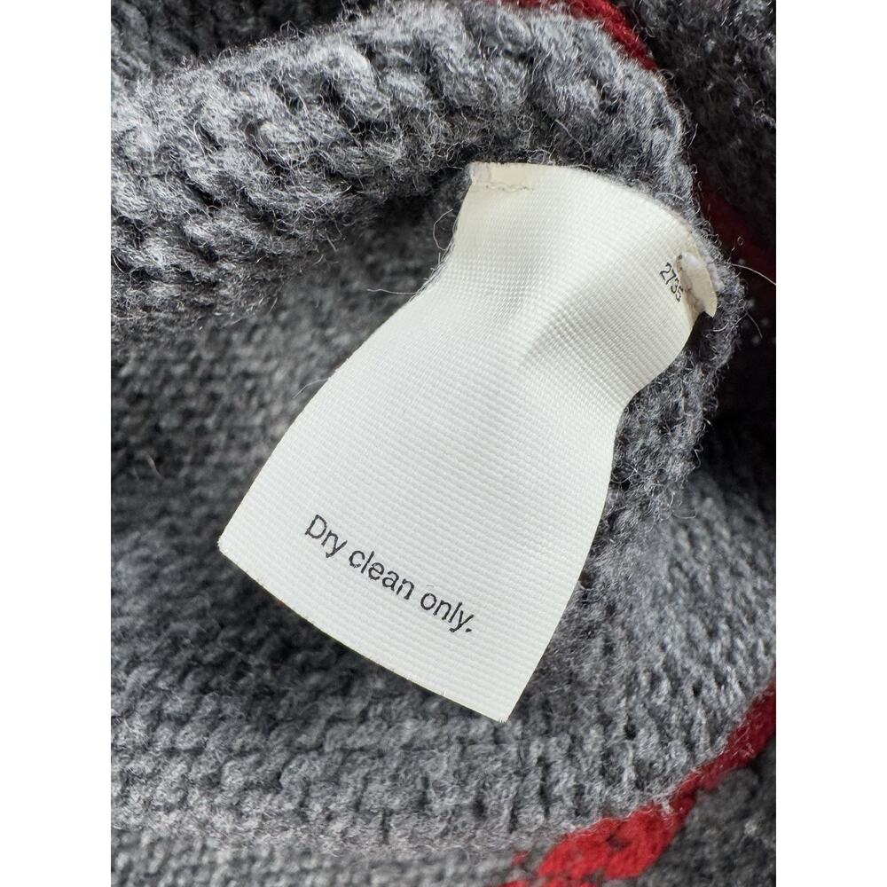 J Crew Mens Handknit Lambswool Sweater XL Apres Ski Retro 80s Grandpa Preppy - Picture 6 of 8